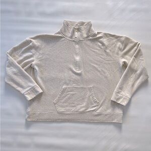 Vineyard Vines 1/4 zip Loose Fit Pullover Sweatshirt Animal Print XL